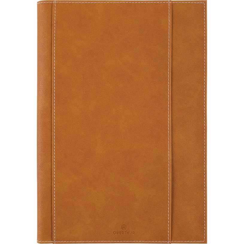 3664447155036-Agenda à spirale Burgos - 1 semaine sur 2 pages - 17 x 24,5 cm - camel - Oberthur-P_405149267_1-0