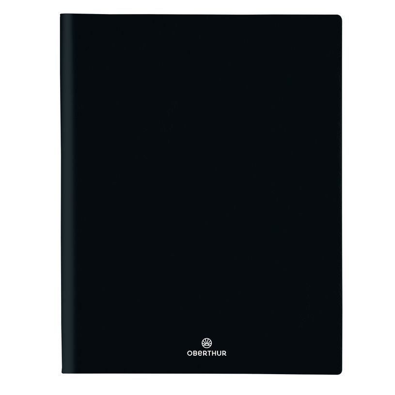 3664447155302-Agenda à spirale Malmo - 1 semaine sur 2 pages - 22 x 28 cm - noir - Oberthur-P_405149324_1-0