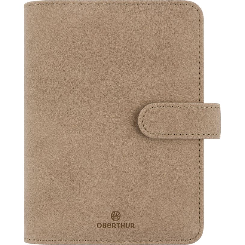 3664447160061-Organiseur Ramatuelle - 14 x 18,5 cm - taupe - Oberthur-P_405149357_1-0
