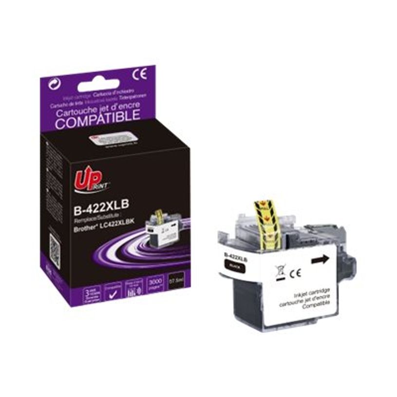 3584770912185-Cartouche compatible Brother LC422XL - noir - Uprint-P_405149486_1-0