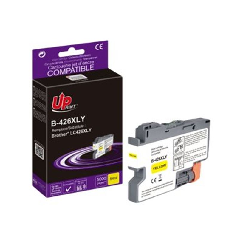3584770912307-Cartouche compatible Brother LC426XL - jaune - Uprint-P_405149515_1-0