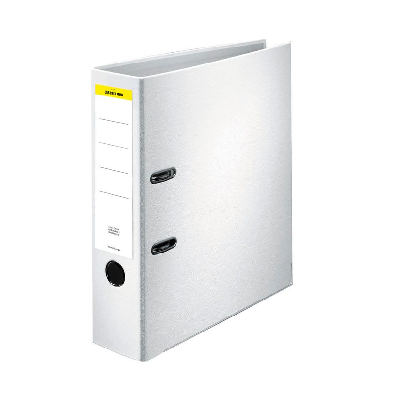 4014481244767-Les Prix Mini - Classeur à levier - Dos 75 mm - A4 - pour 715 feuilles - blanc-P_405149605_1-0