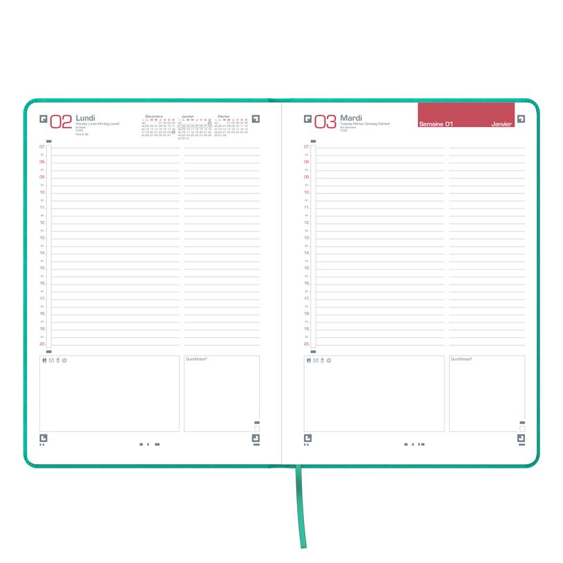 3147280268007-Agenda à élastique Signature - 1 jour par page - 15 x 21 cm - noir - Oxford-P_405149665_2-1