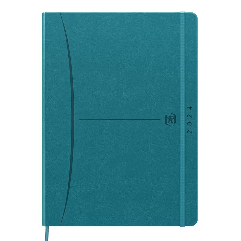 3147280267956-Agenda à élastique Signature - 1 semaine sur 2 pages - 9 x 17 cm - bleu - Oxford-P_405149679_1-0