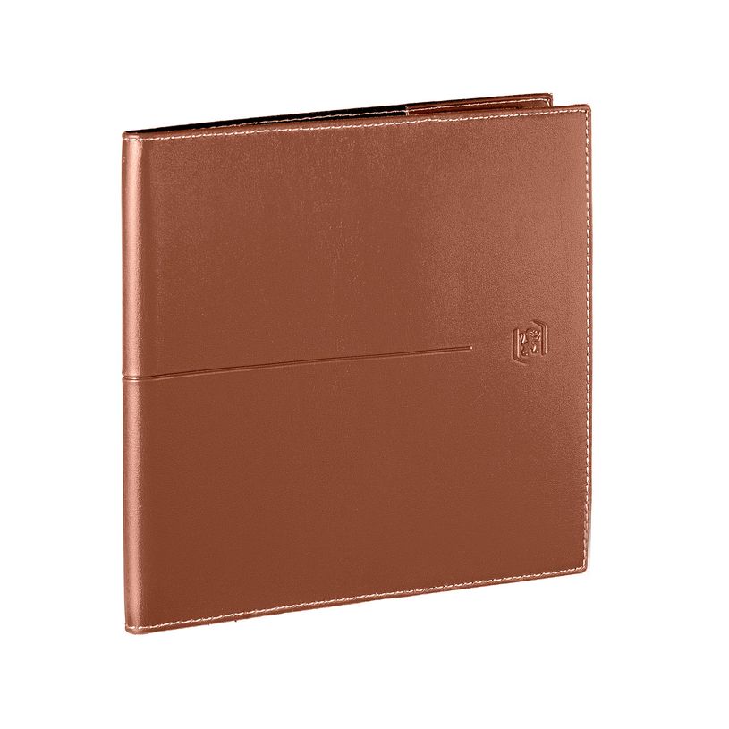 3147280268137-Agenda Voyage - 1 semaine sur 2 pages - 16 x 16 cm - marron - Oxford-P_405149711_1-0