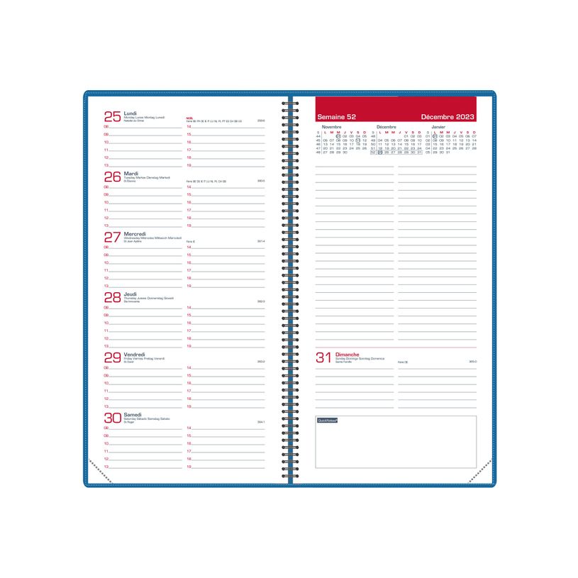 3147280268045-Agenda de poche Voyage - 1 semaine sur 2 pages - 9 x 17 cm - violet - Oxford-P_405149716_2-1