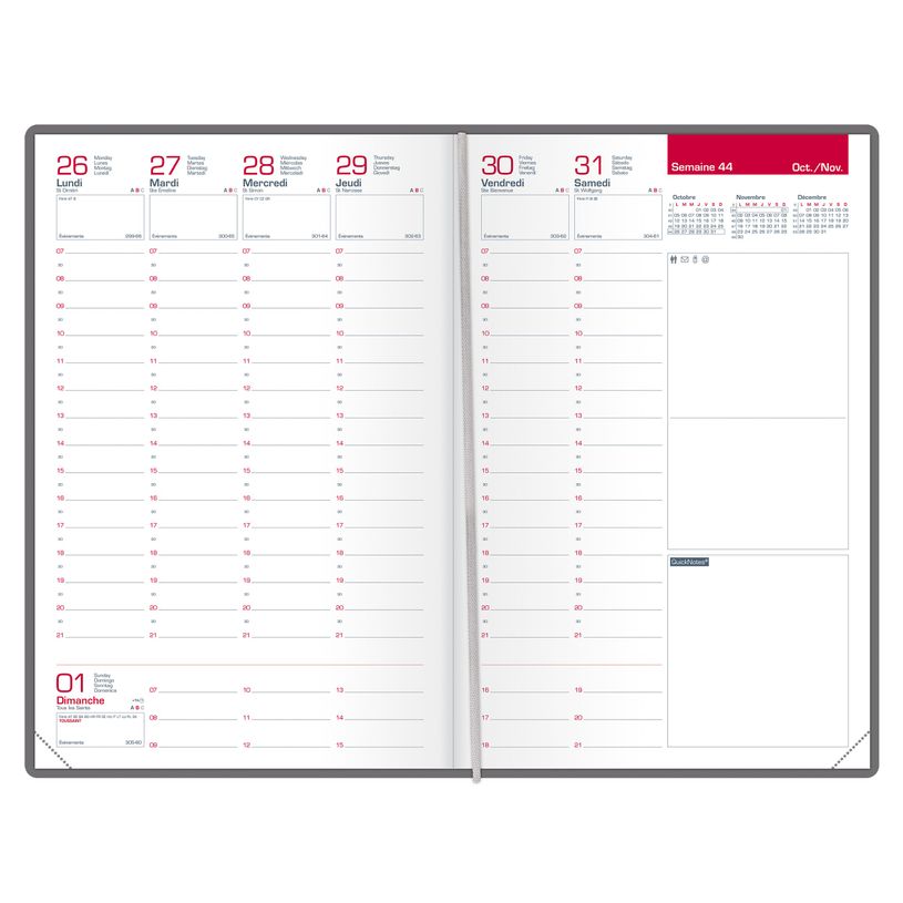 3147280267338-Agenda Genius - 1 semaine sur 2 pages - 16 x 24 cm - noir - Oxford-P_405149733_2-1