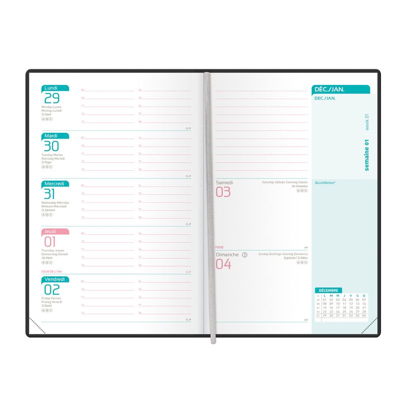 3147280267765-Agenda Oxford &Me - 1 semaine sur 2 pages - 10 x 15 cm - pois-P_405149748_2-1