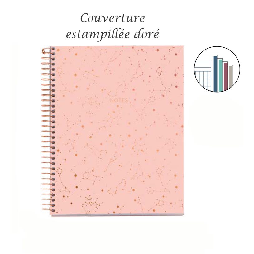 8422593477182-Miquelrius Notebook design Lifestyle - Cahier à spirale - A5 - 100 feuilles - petits carreaux (5x5 mm)--1