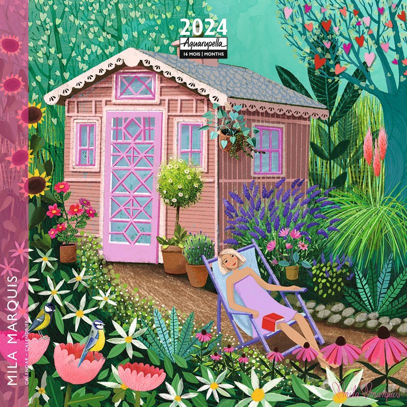 3494150148915-Calendrier mensuel 16 x 16 cm - Mila Marquis - 16 mois - Aquarupella-P_405150105_1-0