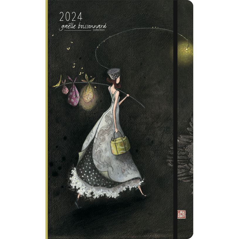 3494150149363-Agenda G. Boissonnard Elle quitte - 1 semaine sur 2 pages - 13 x 21 cm - Aquarupella-P_405150108_1-0