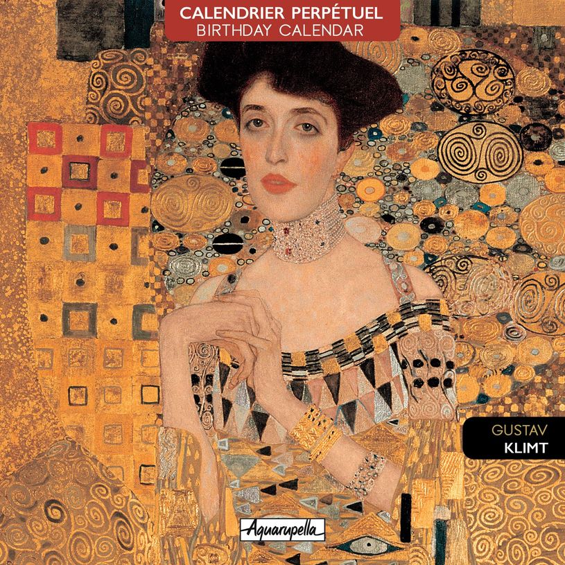 3494150144450-Calendrier perpétuel - Gustav Klimt - 12 x 12 cm - Aquarupella-P_405150154_1-0