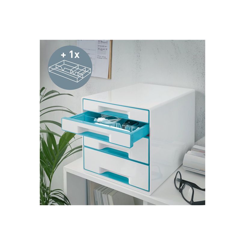 4002432115372-Leitz WOW - Module de classement 4 tiroirs - menthe-P_405150267_10-10