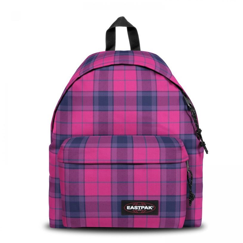 3663991128404-EASTPAK Padded Pak'r - Sac à dos - 40 cm - Checked fuschia-P_405150386_1-0