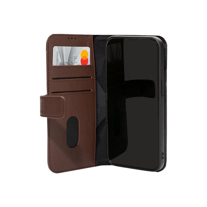 8720593000851-Decoded - étui folio pour iPhone 13 - marron-P_405150596_2-3
