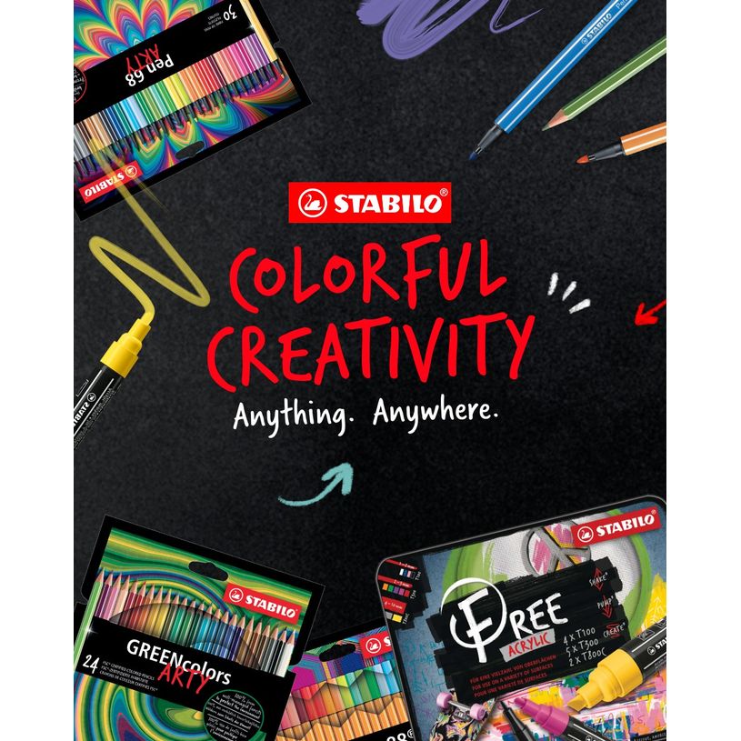 4006381576574-STABILO FREE Candy - Pack de 5 marqueurs acryliques - pointe moyenne - T300-P_405150728_3-2