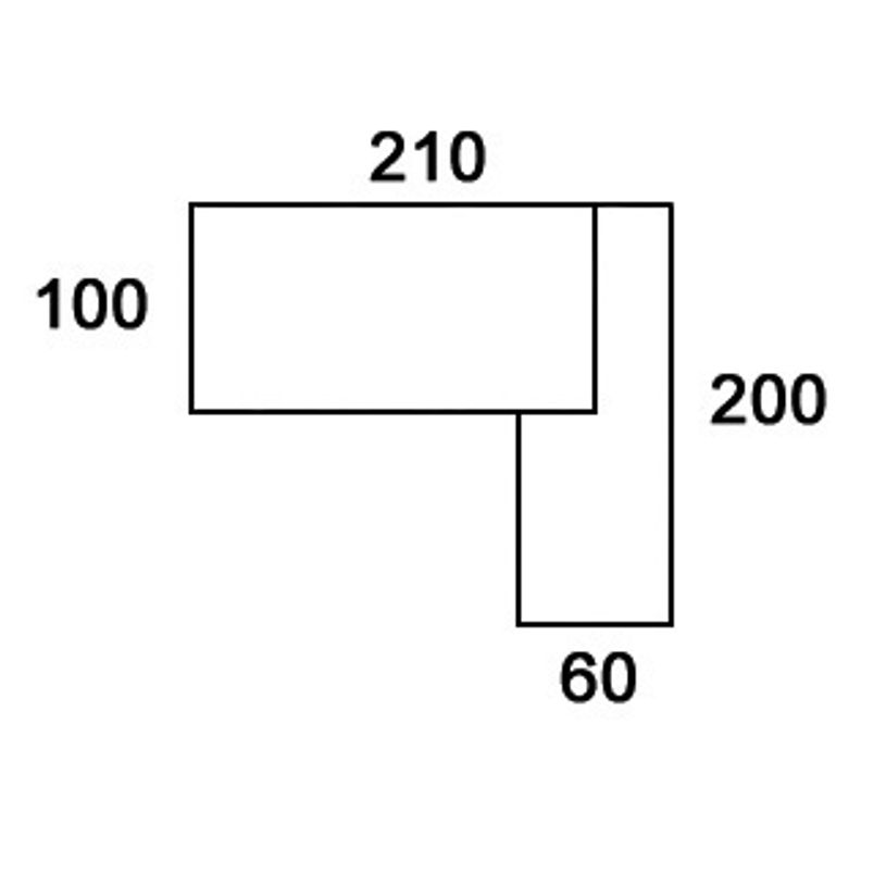 3253310362321-Bureau STEELY Manager - L180 x P100 x H72,5 cm - console retour à droite (2 tiroirs) L200 x P60 x H72,5 cm - pieds b-P_405150772_5-4