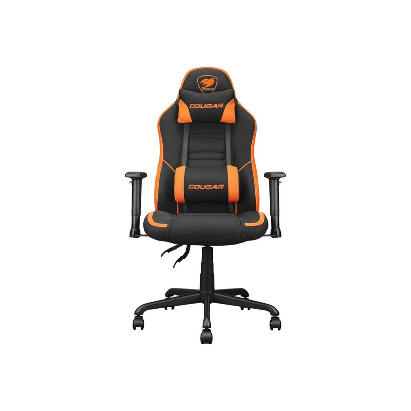 4710483775185-Fauteuil gamer FUSION SF - accoudoirs réglables - appui-tête intégré - noir/orange-P_405150795_1-0