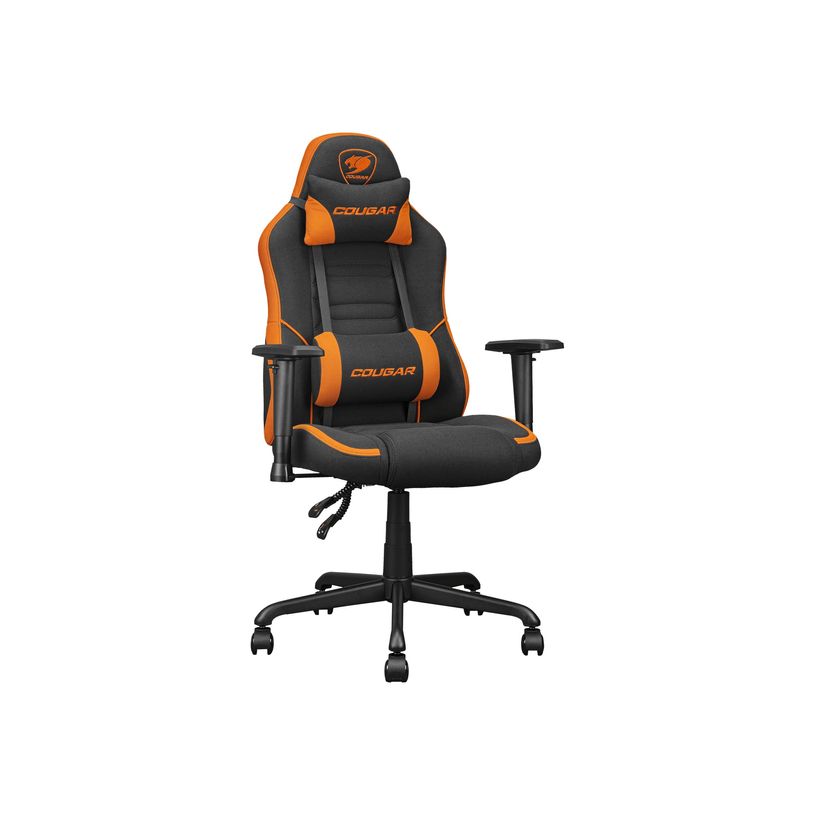 4710483775185-Fauteuil gamer FUSION SF - accoudoirs réglables - appui-tête intégré - noir/orange-P_405150795_3-2