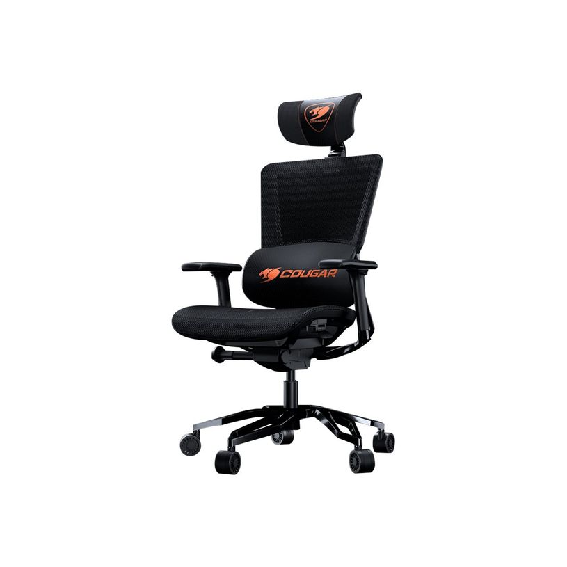 4710483770432-Fauteuil gamer ARGO - accoudoirs réglables - appui-tête intégré - noir-P_405150797_1-0