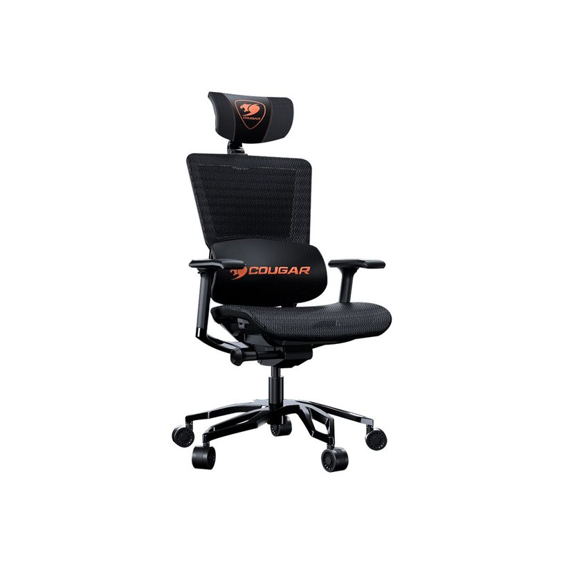 4710483770432-Fauteuil gamer ARGO - accoudoirs réglables - appui-tête intégré - noir-P_405150797_3-2
