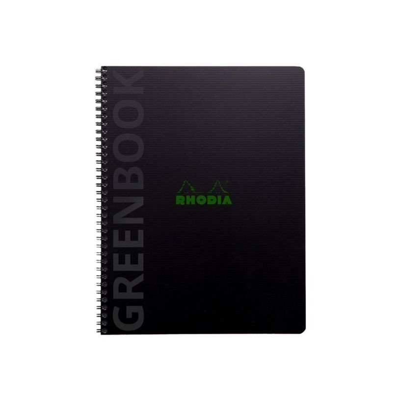 3037921199145-RhodiActive Greenbook - Cahier à spirale 100% recyclé - A4+ (22,5 x 29,7 cm) - 160 pages-P_405150826_2-0