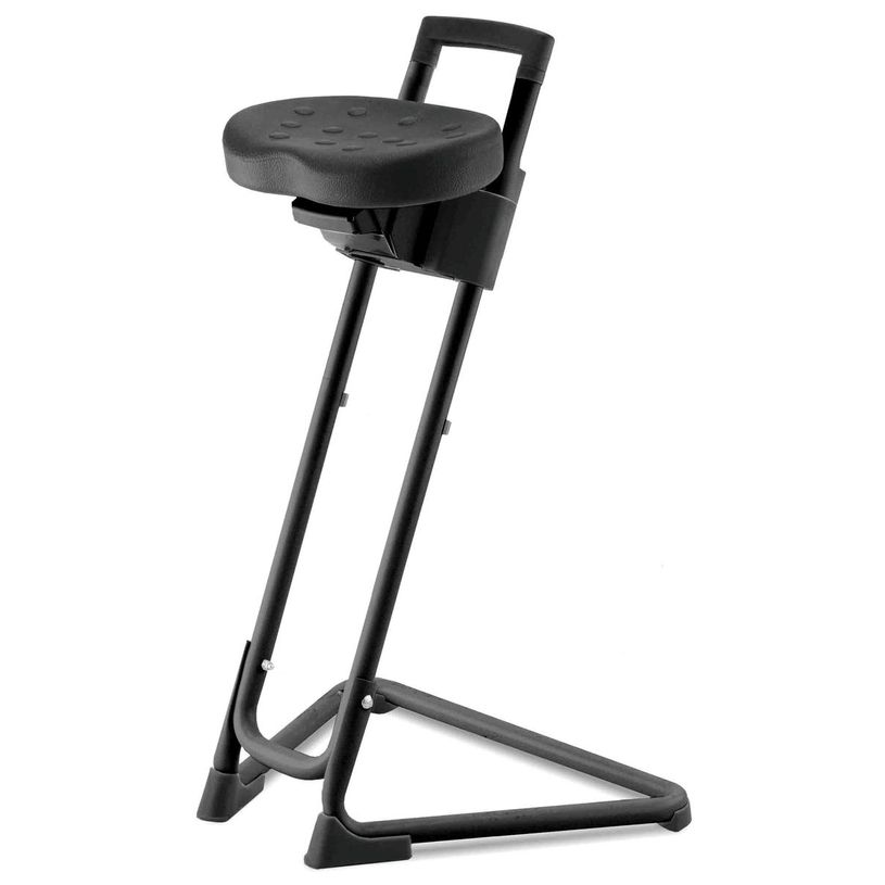 3660916013319-Siège technique - tabouret assis-debout - piètement noir - assise noire-P_405150841_1-0