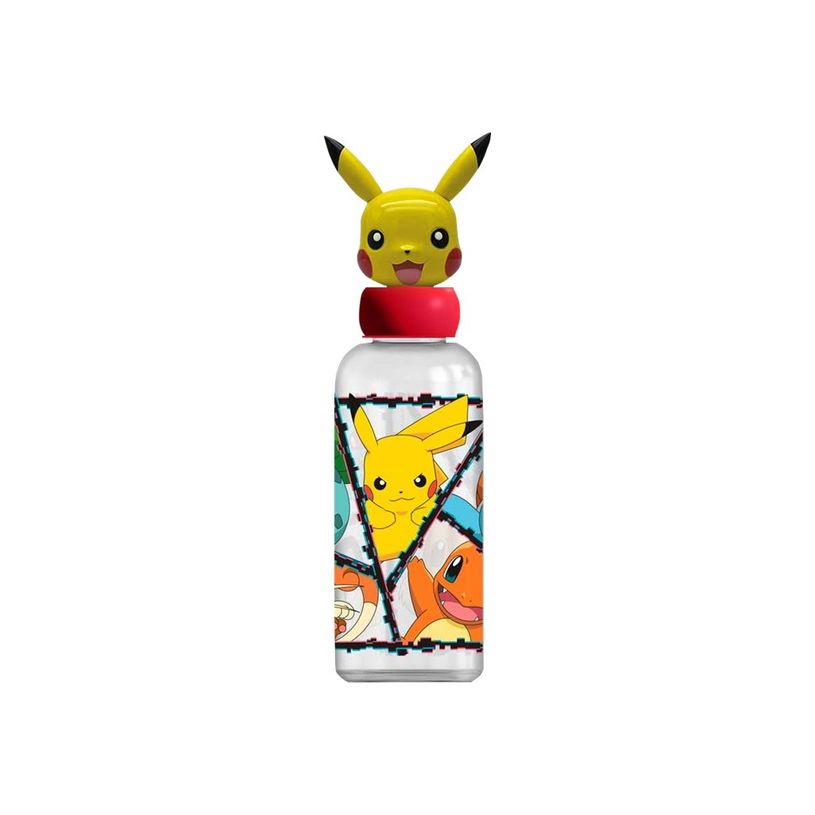 8412497101276-Pokemon - Gourde Bouteille avec figurine 3D - 560 ml-P_405150922_1-0