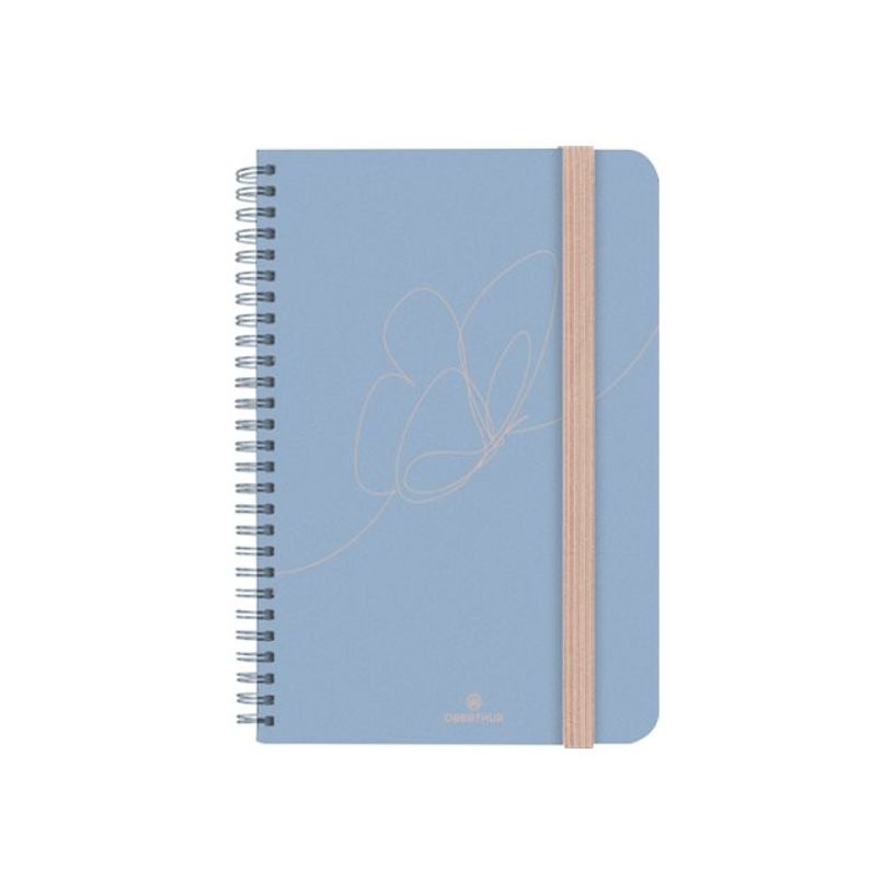 3664447152998-Oberthur Murcia - Carnet de notes rigide - B6 - ligné - 160 pages - papillon-P_405150984_1-0