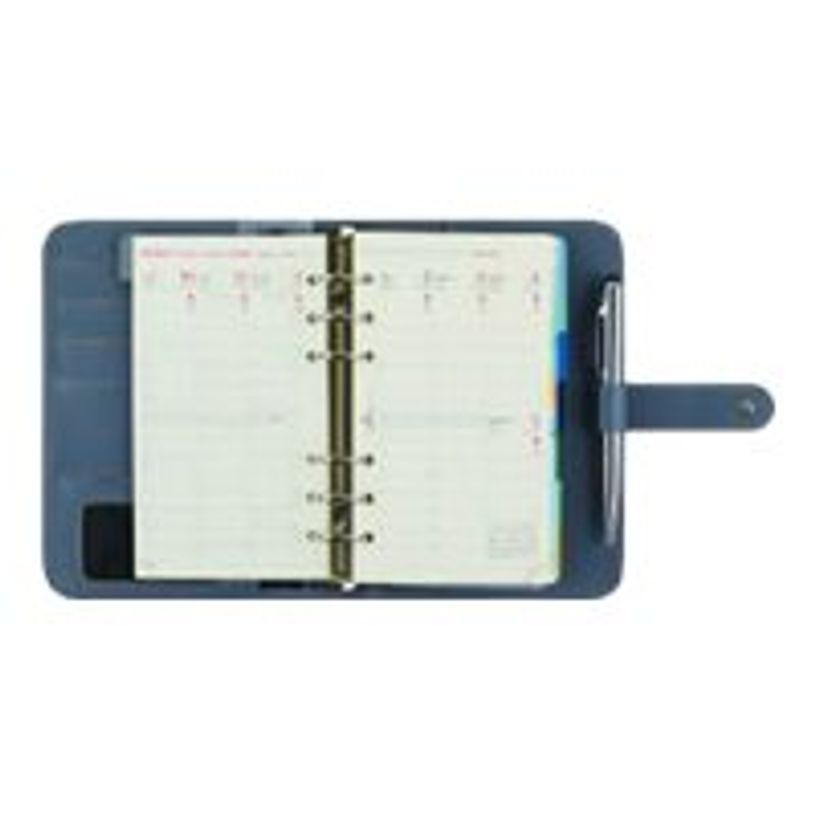 3664447161976-Agenda Oberthur - 1 semaine sur 2 pages - 10 x 17 cm - papier ivoire - 6 trous - galet-P_405150996_1-2