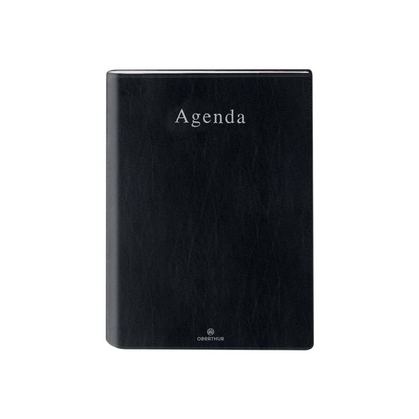 3664447155814-Agenda Oslo 16 Pocket S - 1 semaine sur 2 pages - 9 x 16,5 cm - bordeaux - Oberthur-P_405150999_1-0