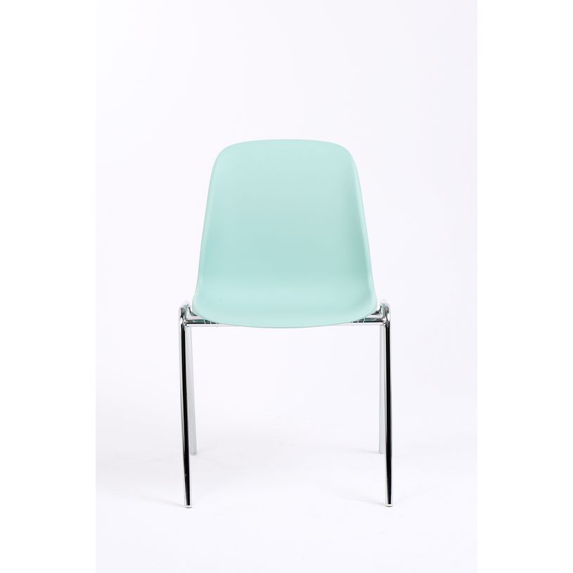 3760185020367-Chaise CHARLOTTE - pieds chromés sans accroche - Vert d'eau--1