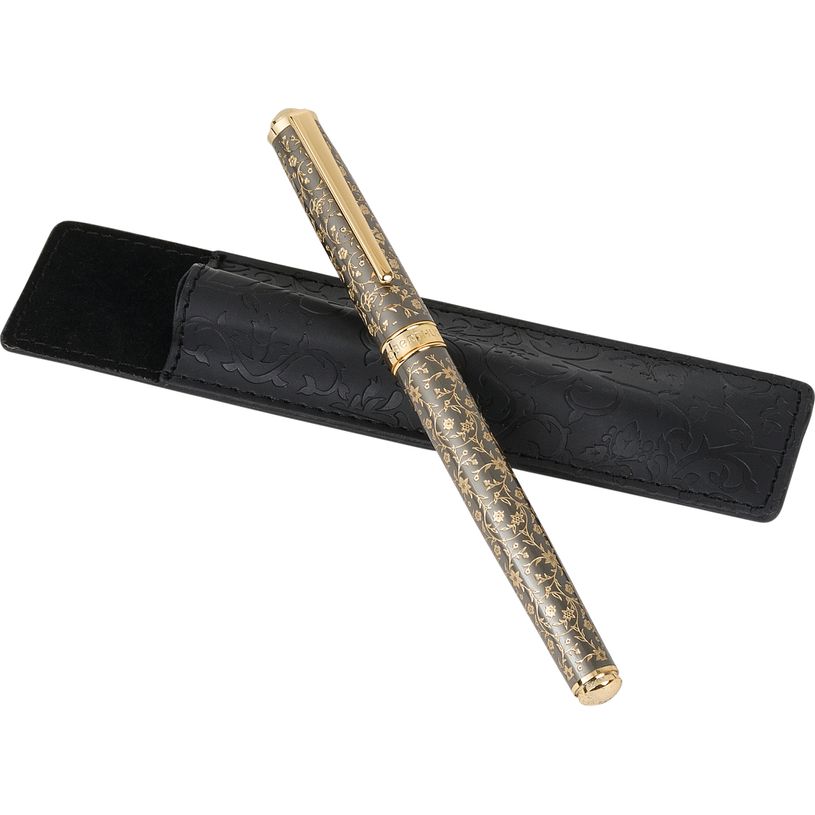 3664447152035-Byzance - stylo bille à capuchon - anthracite--0