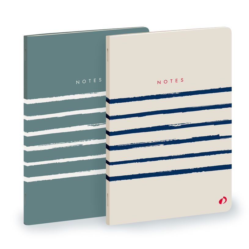 3371010513086-Quo Vadis - Carnet de notes - Fantaisie - Blanc - Pages Lignées - 15x21 cm - Papier Clairefontaine blanc - Fabri--1