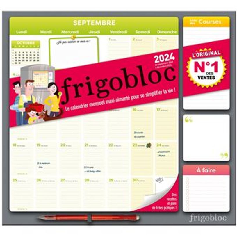 9782809683301-Frigobloc Mensuel - Calendrier d'organisation familiale au mois (de septembre 2023 à déc-P_405151265_1-0