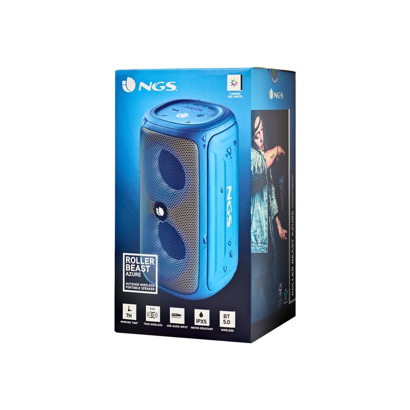 8435430622195-NGS Roller Beast - Mini enceinte sans fil - Bluetooth - 32 Watt - azur-P_405151465_1-6