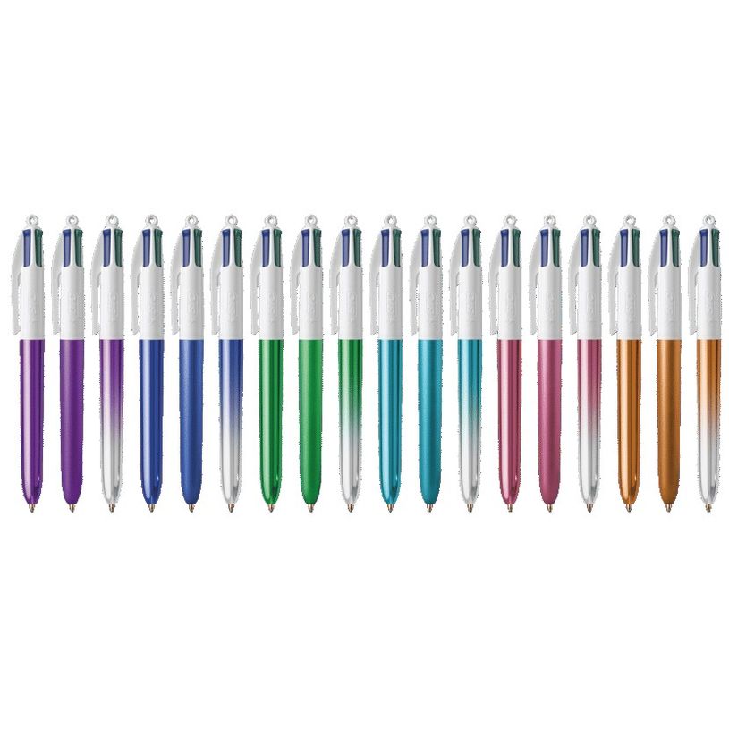3086123722996-BIC 4 Couleurs Shine - Stylo à bille 4 couleurs - disponible dans différentes couleurs-P_405151618_1-0