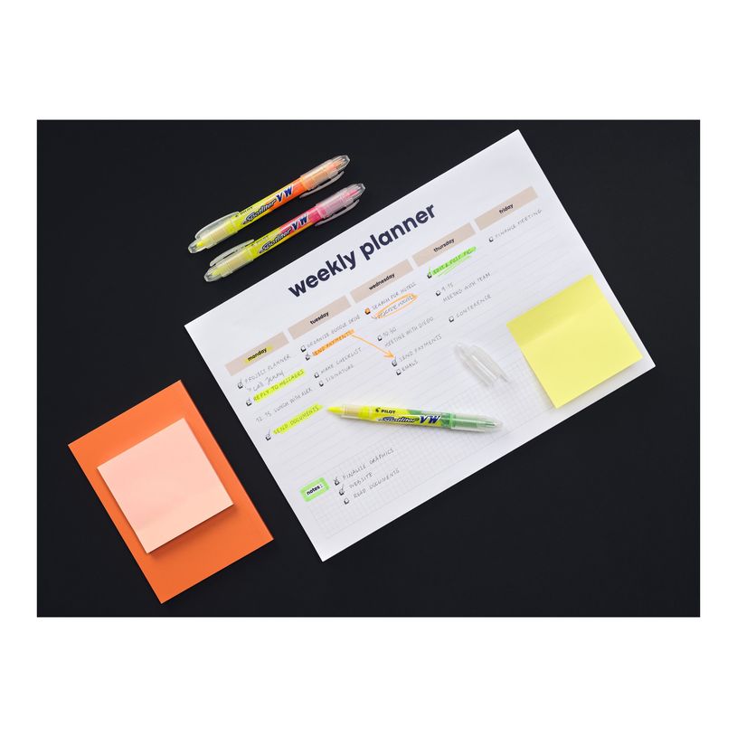 4902505652172-Pilot Spotliter VW Begreen - Surligneur double pointe - jaune et orange-P_405151627_1-2