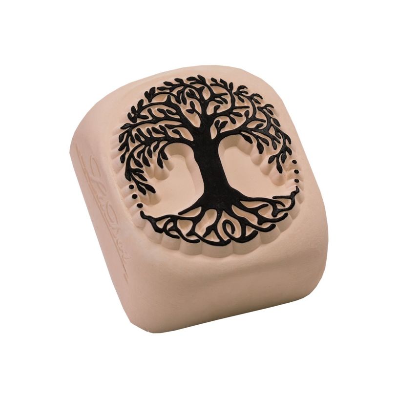 8718503973609-LaDot - Pierre pour tatouage éphémère - en céramique - taille L (4 x 5 cm) - arbre de -P_405151646_2-0