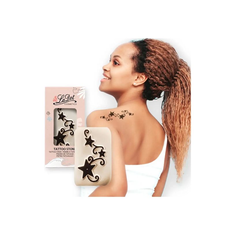 8718503972459-LaDot - Pierre pour tatouage éphémère - en céramique - taille M (2 x 4 cm) - étoiles -P_405151658_3-3