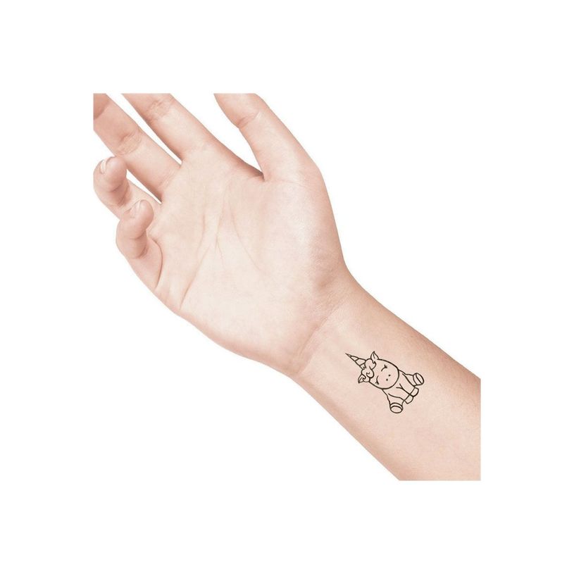 8718503972572-LaDot - Pierre pour tatouage éphémère - en céramique - taille M (2 x 4 cm) - licorne -P_405151661_1-1