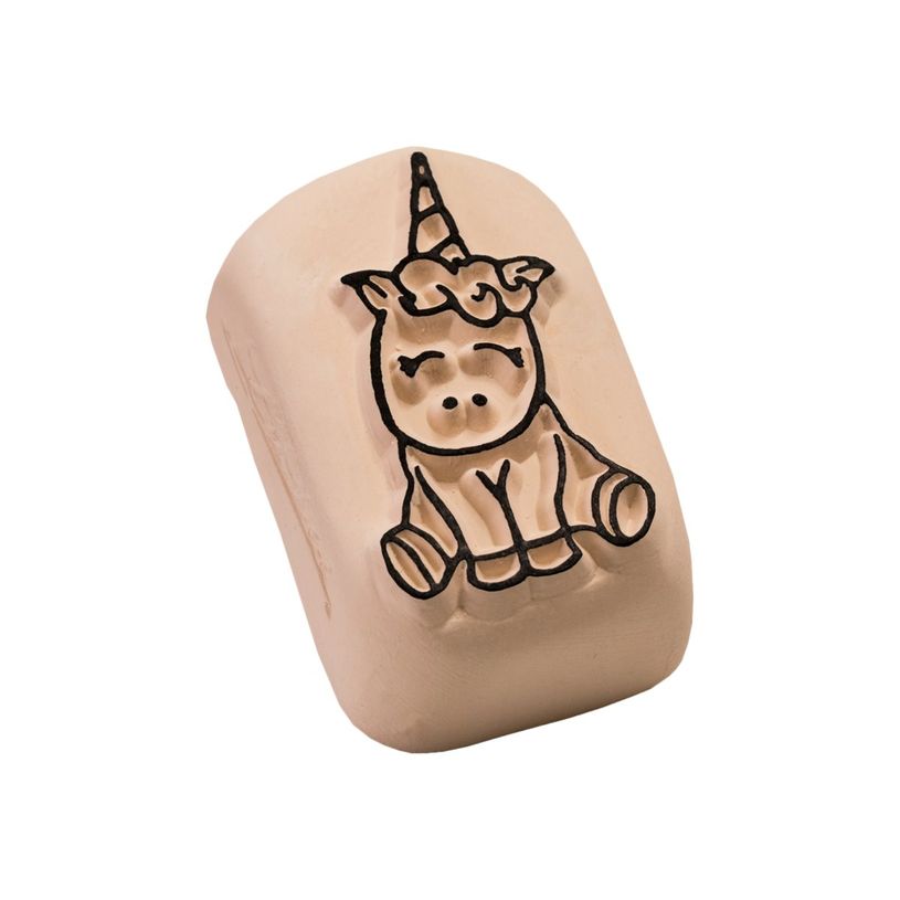 8718503972572-LaDot - Pierre pour tatouage éphémère - en céramique - taille M (2 x 4 cm) - licorne -P_405151661_2-0