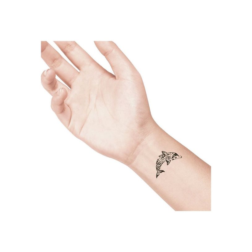 8718503972619-LaDot - Pierre pour tatouage éphémère - en céramique - taille M (2 x 4 cm) - dauphin -P_405151664_1-1