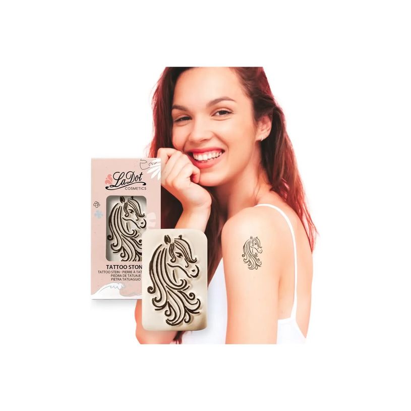 8718503972350-LaDot - Pierre pour tatouage éphémère - en céramique - taille M (2 x 4 cm) - cheval-P_405151670_3-2