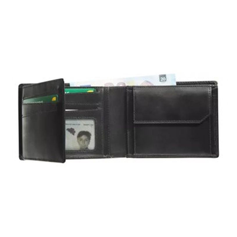 5413082195598-Maverick All Black - Portefeuille - billfold RFID with 2 banknote pockets - cuir de vachette pleine-P_405151765_3-2