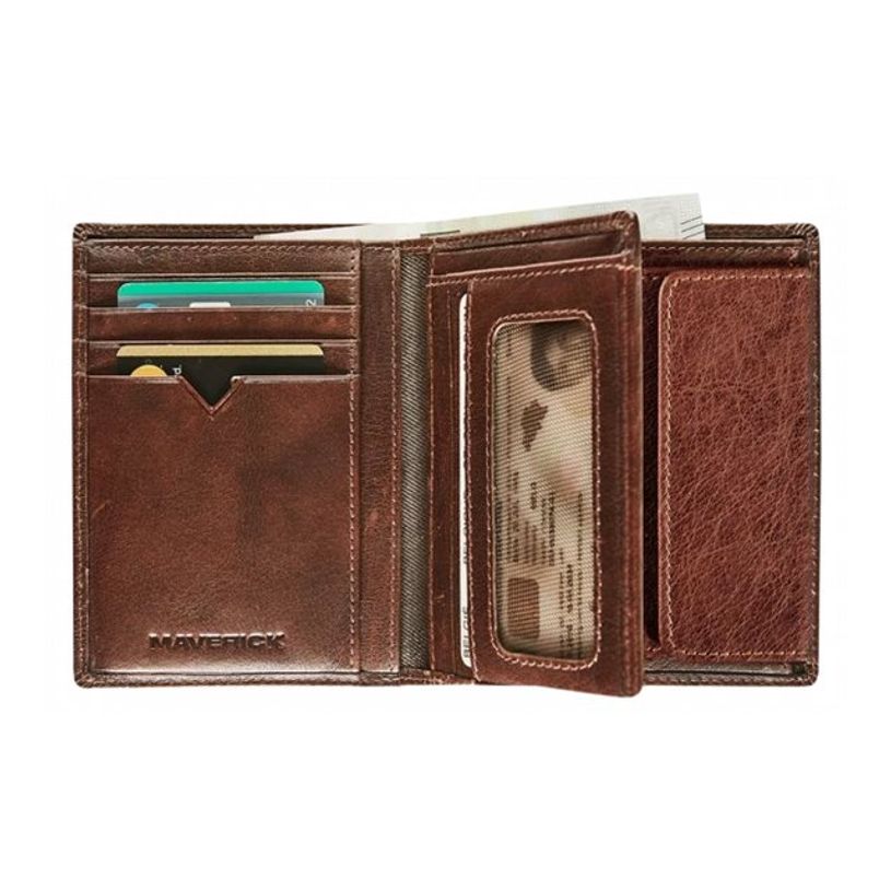5413082194393-Maverick Rough Gear - Portefeuille - RFID, avec pochette à monnaie - cuir de buffle pleine fle-P_405151785_3-2