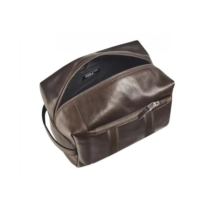 5413082195727-Maverick brown - Trousse de toilette taille S - cuir de vachette pleine fleur tanné vég