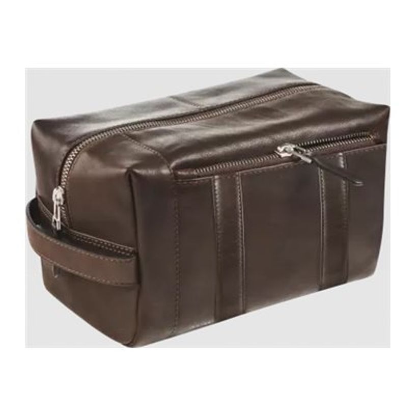 5413082195727-Maverick brown - Trousse de toilette taille S - cuir de vachette pleine fleur tanné vég