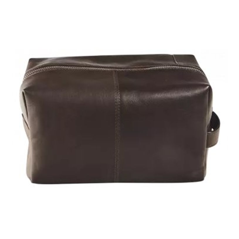 5413082195727-Maverick brown - Trousse de toilette taille S - cuir de vachette pleine fleur tanné vég