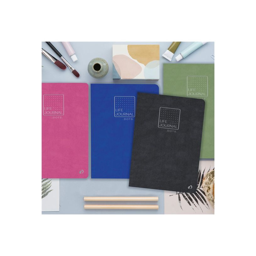 3371010503131-Quo Vadis - Carnet Bullet journal - Multilingue - Life Journal - Rose - Pages Points (dots-P_405151855_1-6